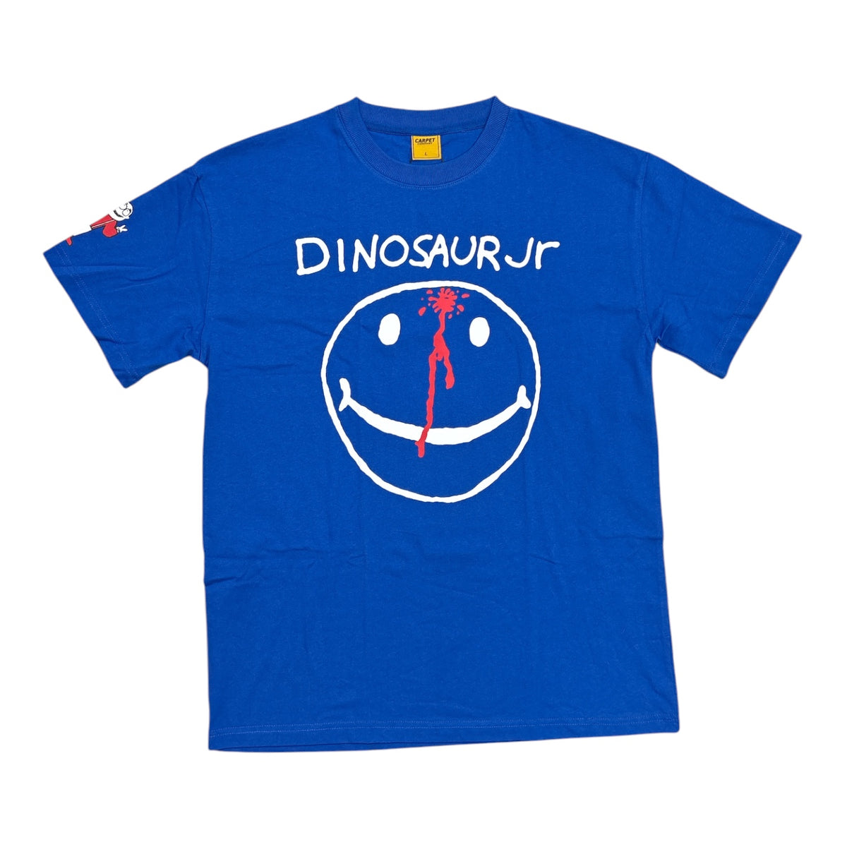 Carpet Dinosaur Jr. Smiley Tee- Blue