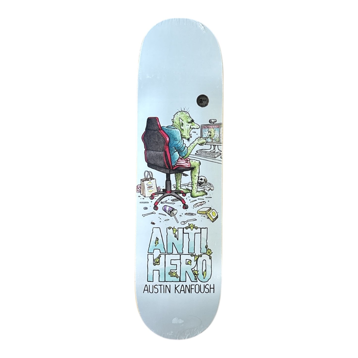 Anti Hero Kanfoush Deck- 8.62