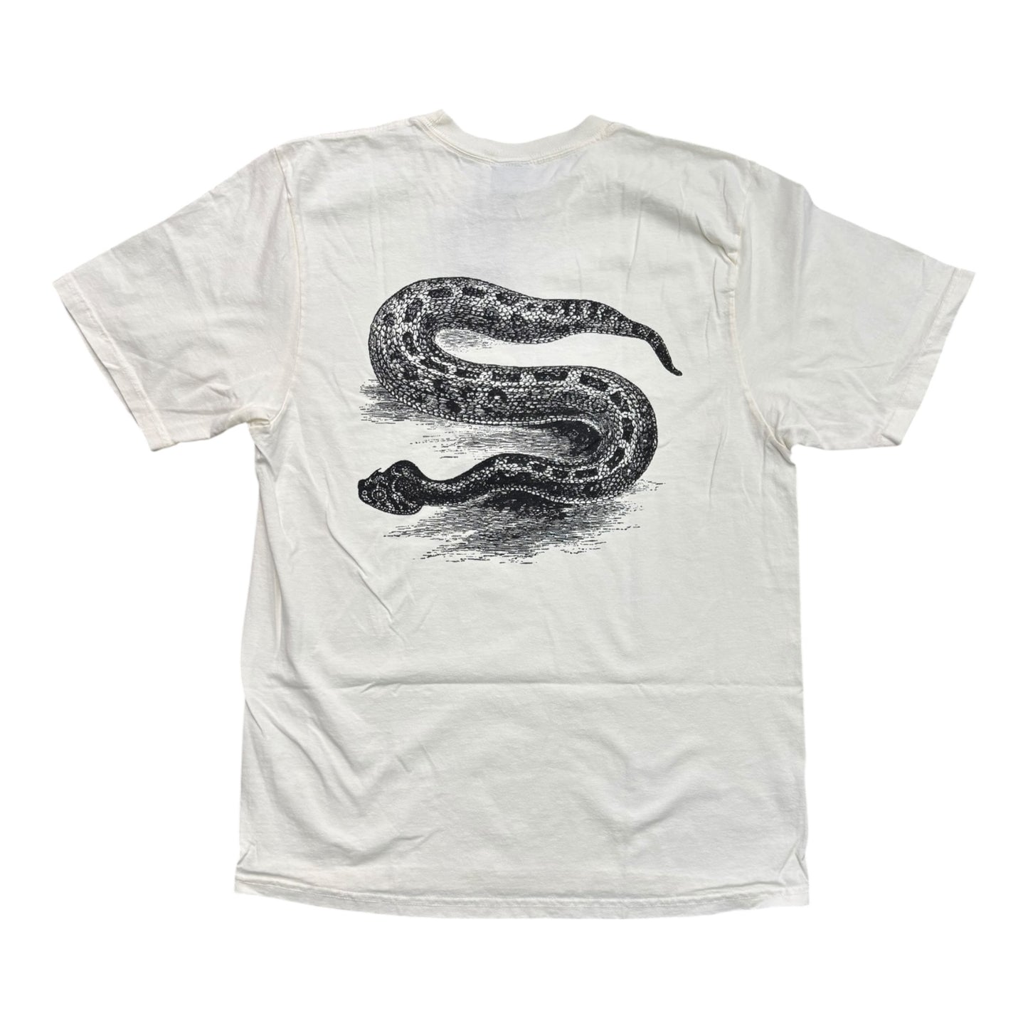 Stussy Serpent Pigment Dyed Tee- Natural