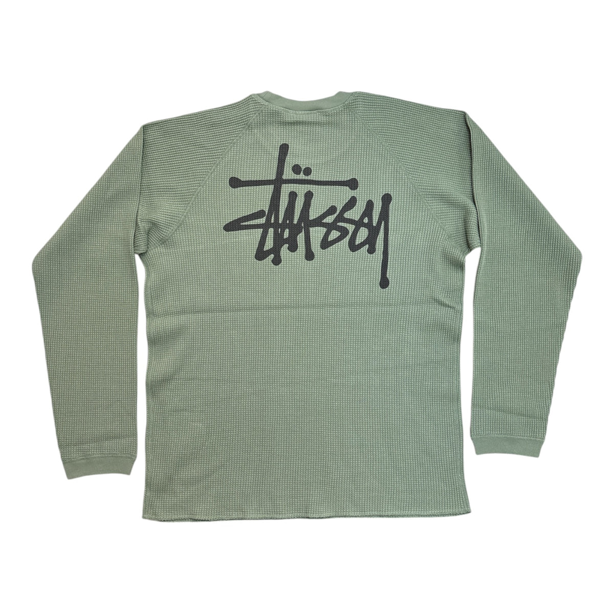 Stussy Raglan Thermal Basic Stock- Sage