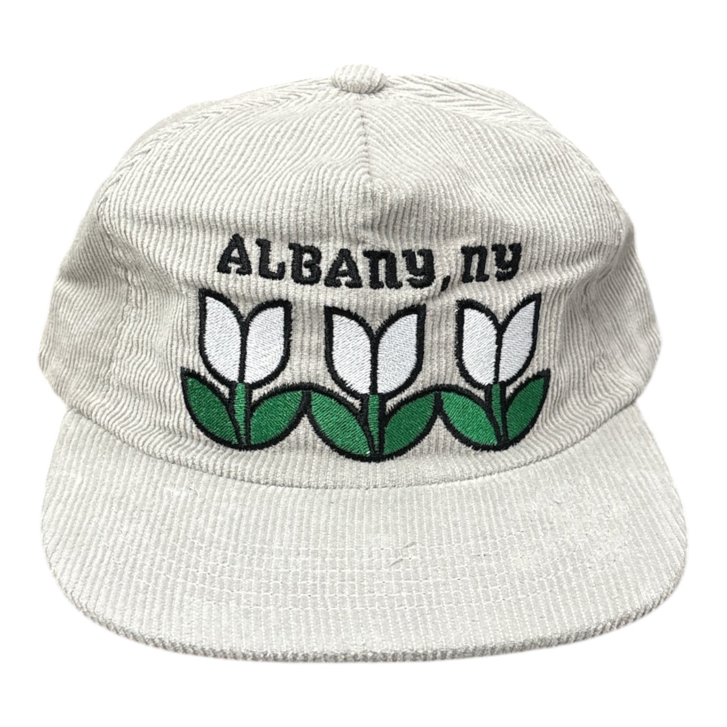 Hemstitch Mill Albany Tulips Hat- Gray