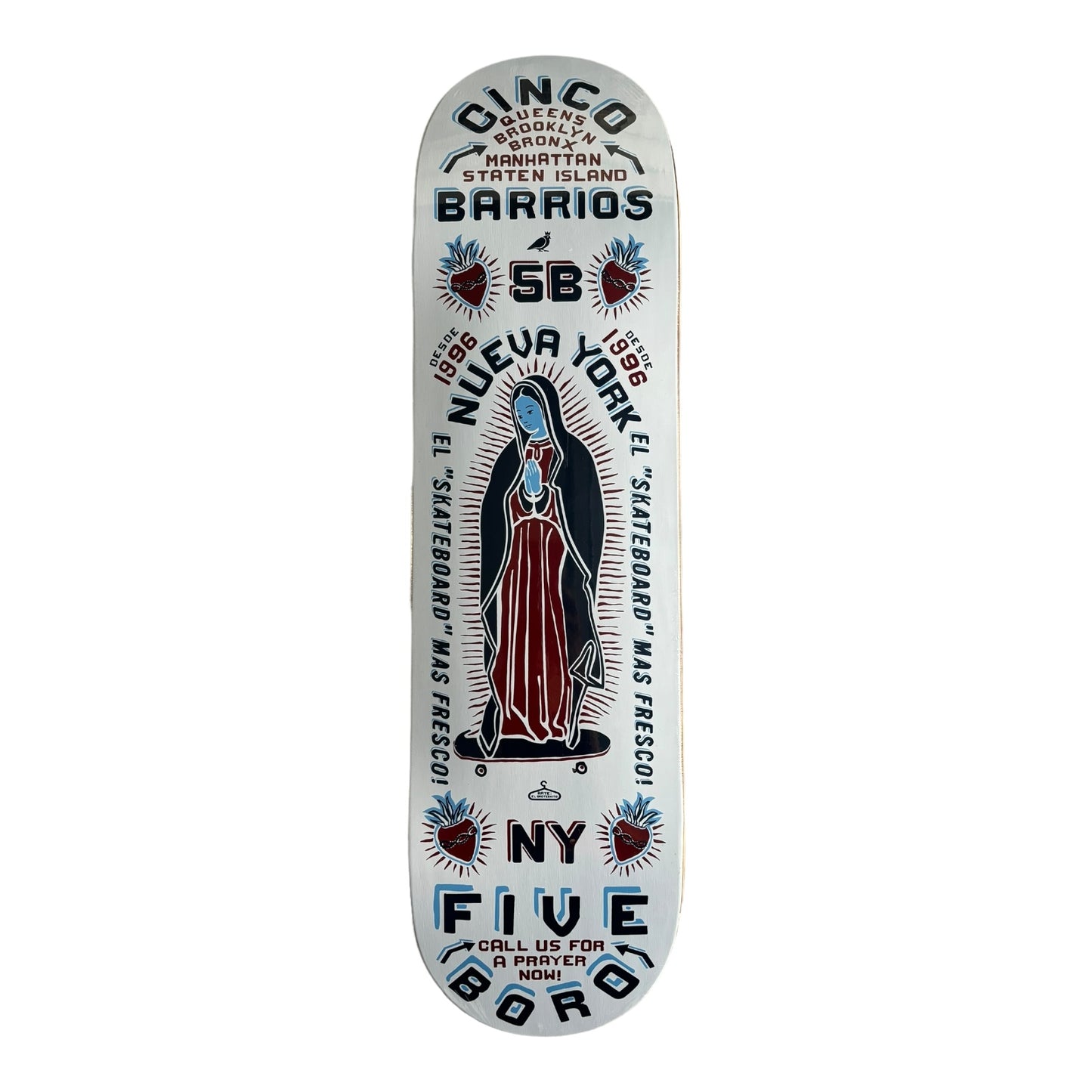 5Boro Cinco Barrios Deck 8.5" Front