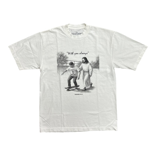 Paradise With You Always Tee- Off White