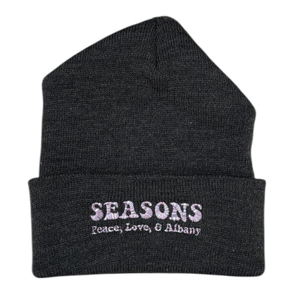 Seasons Peace,Love,& Albany Beanie- Gunmetal Grey