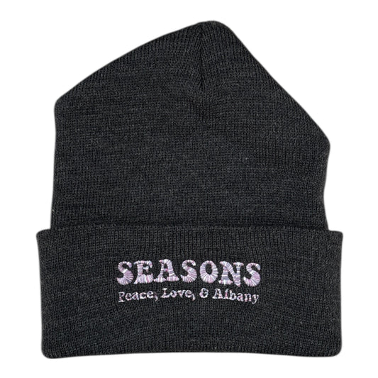 Seasons Peace,Love,& Albany Beanie- Gunmetal Grey
