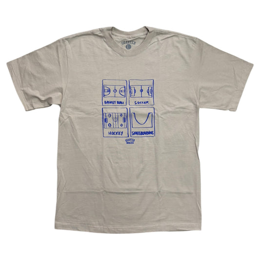 Quartersnacks Sports Tee- Sand