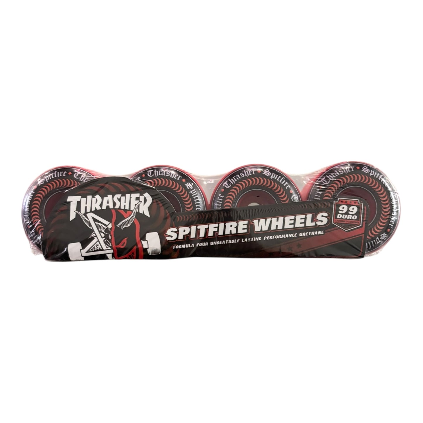 Spitfire x Thrasher F4 Radial Full Oath Red- 58mm