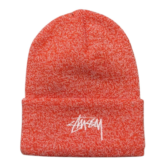 Stussy Stock Cuff Beanie- Marled Red