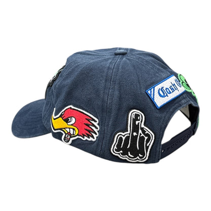 Cash Only Service 6 Panel Hat- Navy
