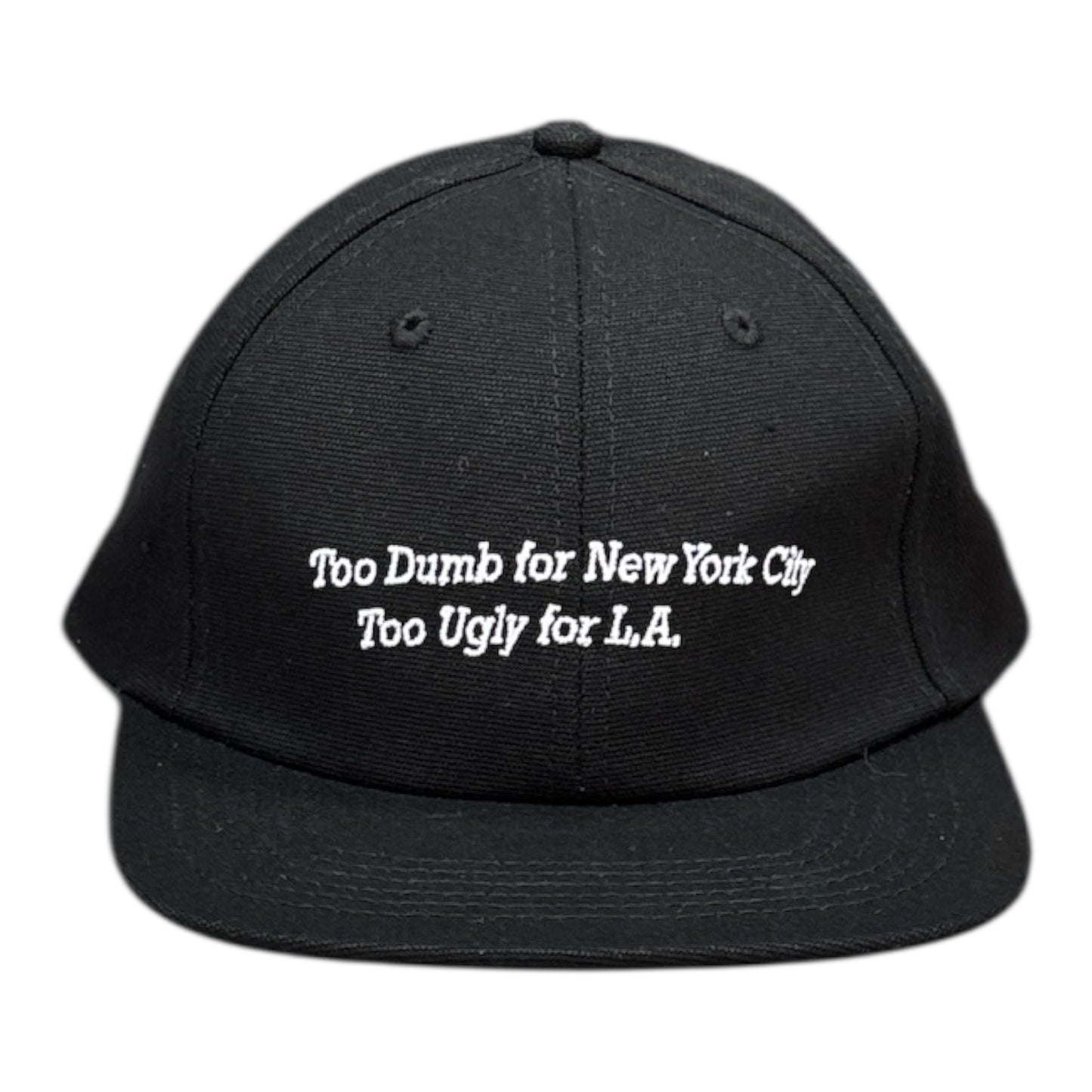 Chocolate Too Dumb 6 Panel- Black