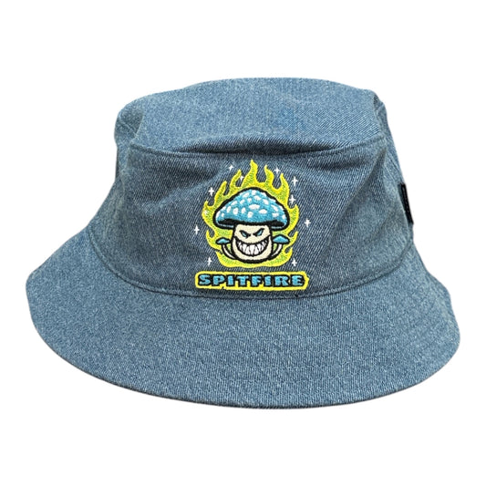 Spitfire Mushroom Bighead Bucket Hat- Denim