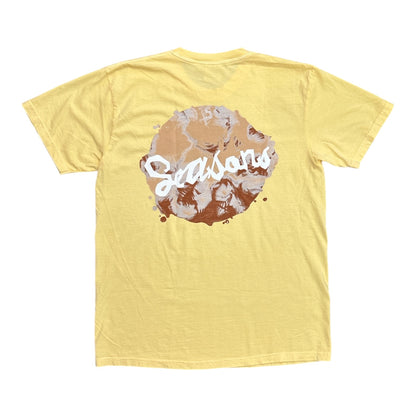 Seasons Coffee Swirl Blotch Tee- Butter