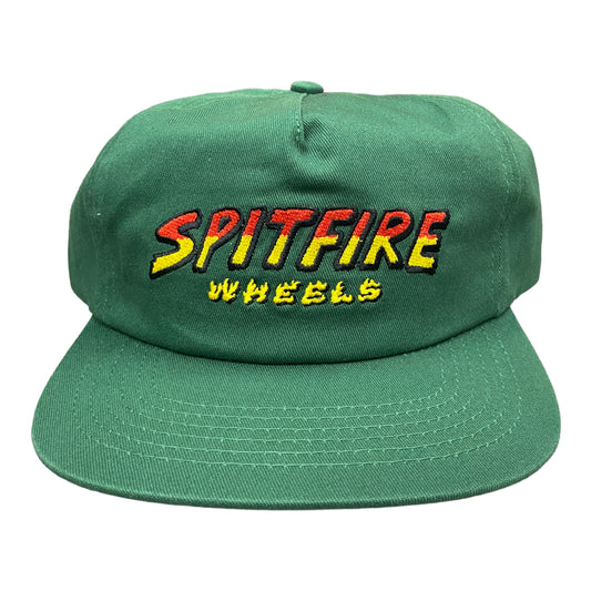 Spitfire Hell Hounds Script Hat- Dark Green
