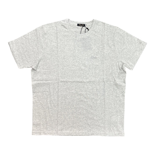 Dime Classic Small Logo Tee- Ash