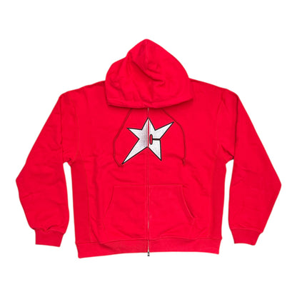 Carpet C-Star Pullover Hood- Red