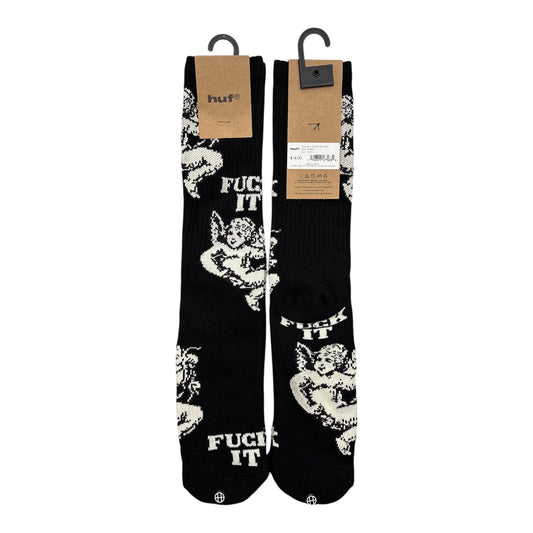 HUF Devine Crew Socks- Black