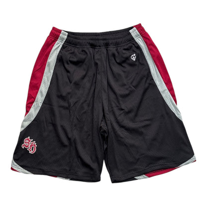 SEXHIPPIES Hoop Shorts- Black/Maroon/Grey