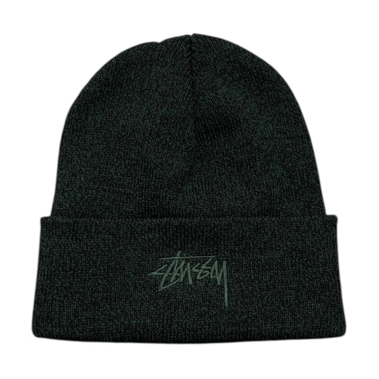 Stussy Stock Cuff Beanie- Marled Hunter Green