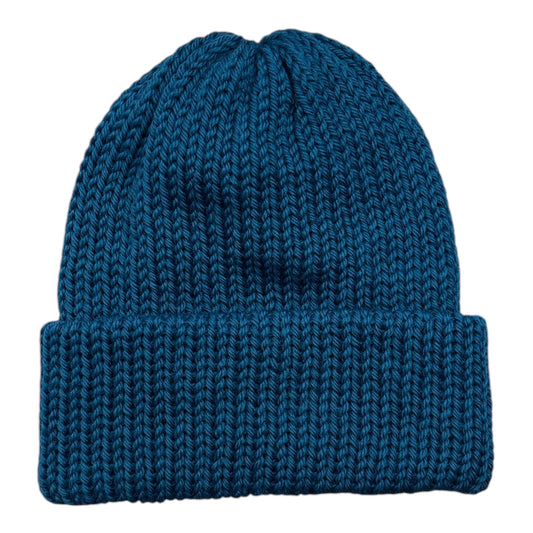 Chimney Short Stack Beanie- Bermuda Blue