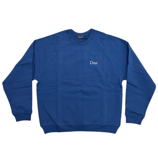 Dime Classic Small Logo Crewneck- Midnight Navy