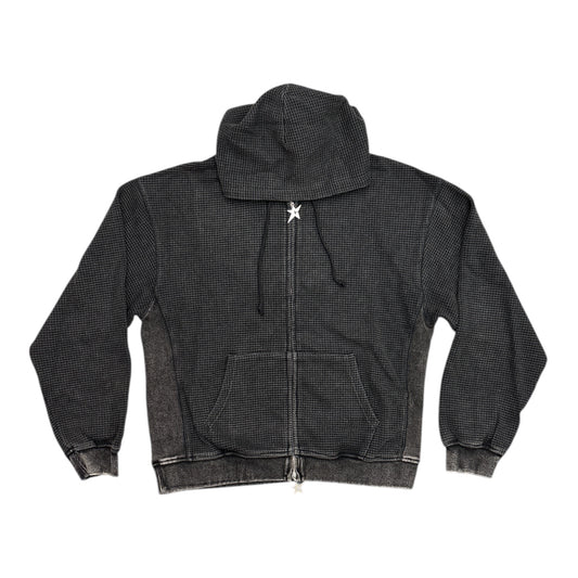 Carpet C-Star Double Zip Thermal Hoodie- Black