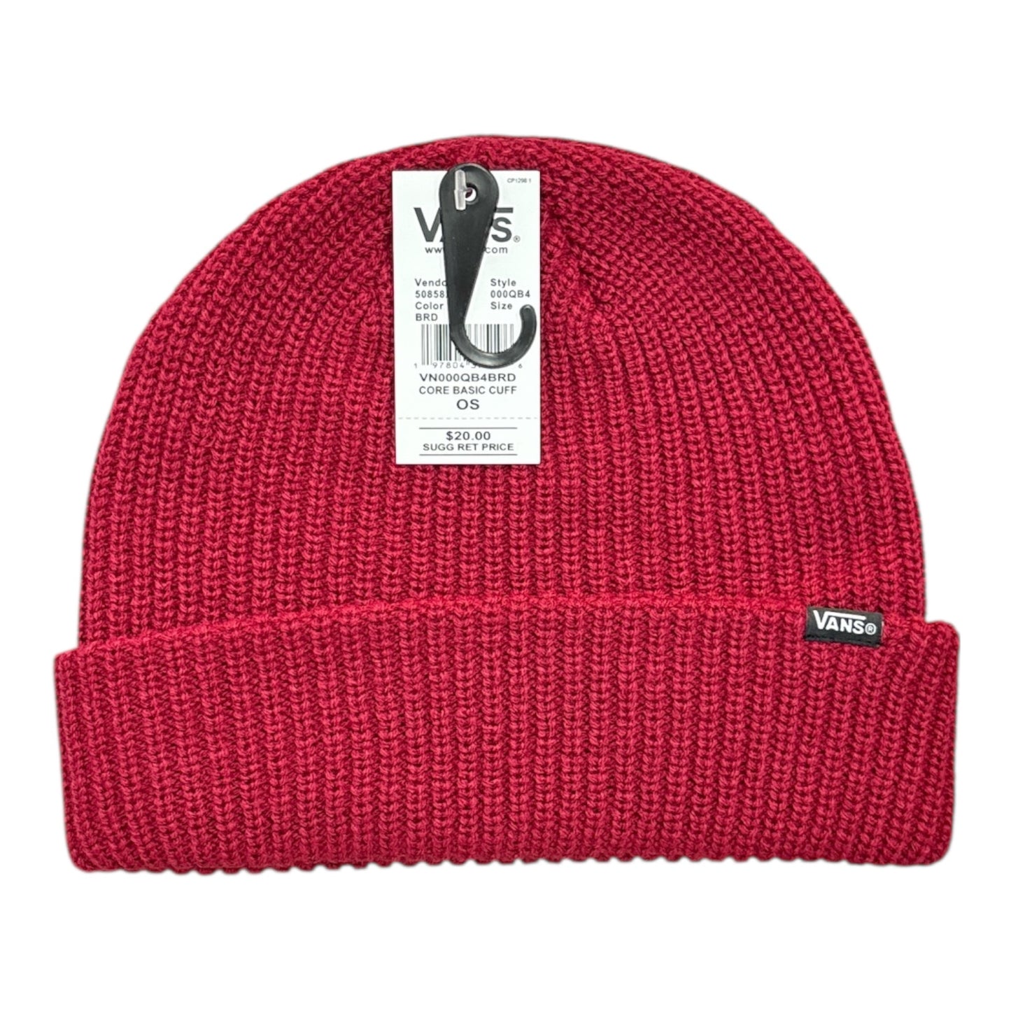 Vans Basic Cuff Beanie- Bordeaux