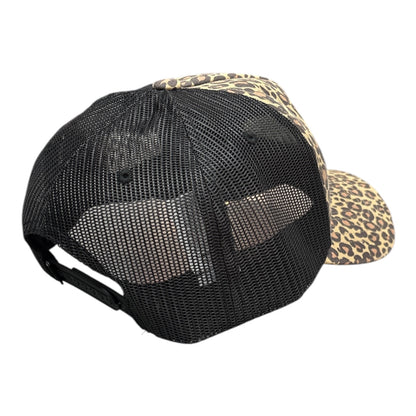 HUF Safari Trucker Hat- Leopard