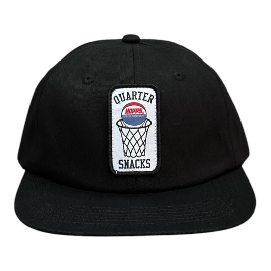 Hopps Quartersnacks Patch Snapback- Black