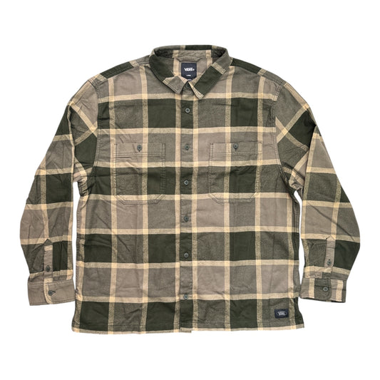 Vans Larkspur Flannel Shirt- Obsidian Fern