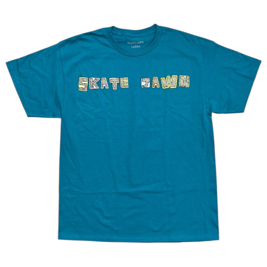 Skate Jawn Patchwork Tee- Teal