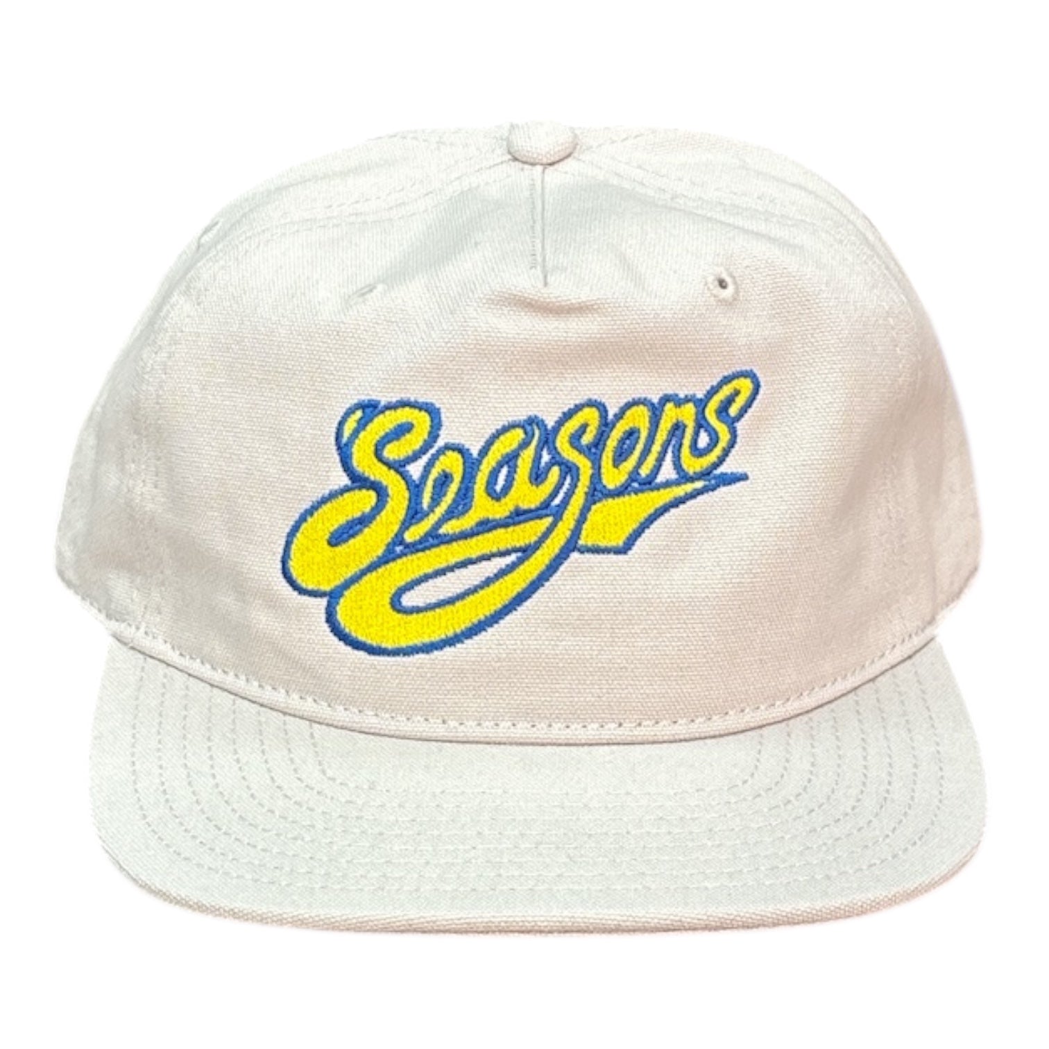 Seasons Can’t Buy A Thrill Canvas Hat- Light Grey
