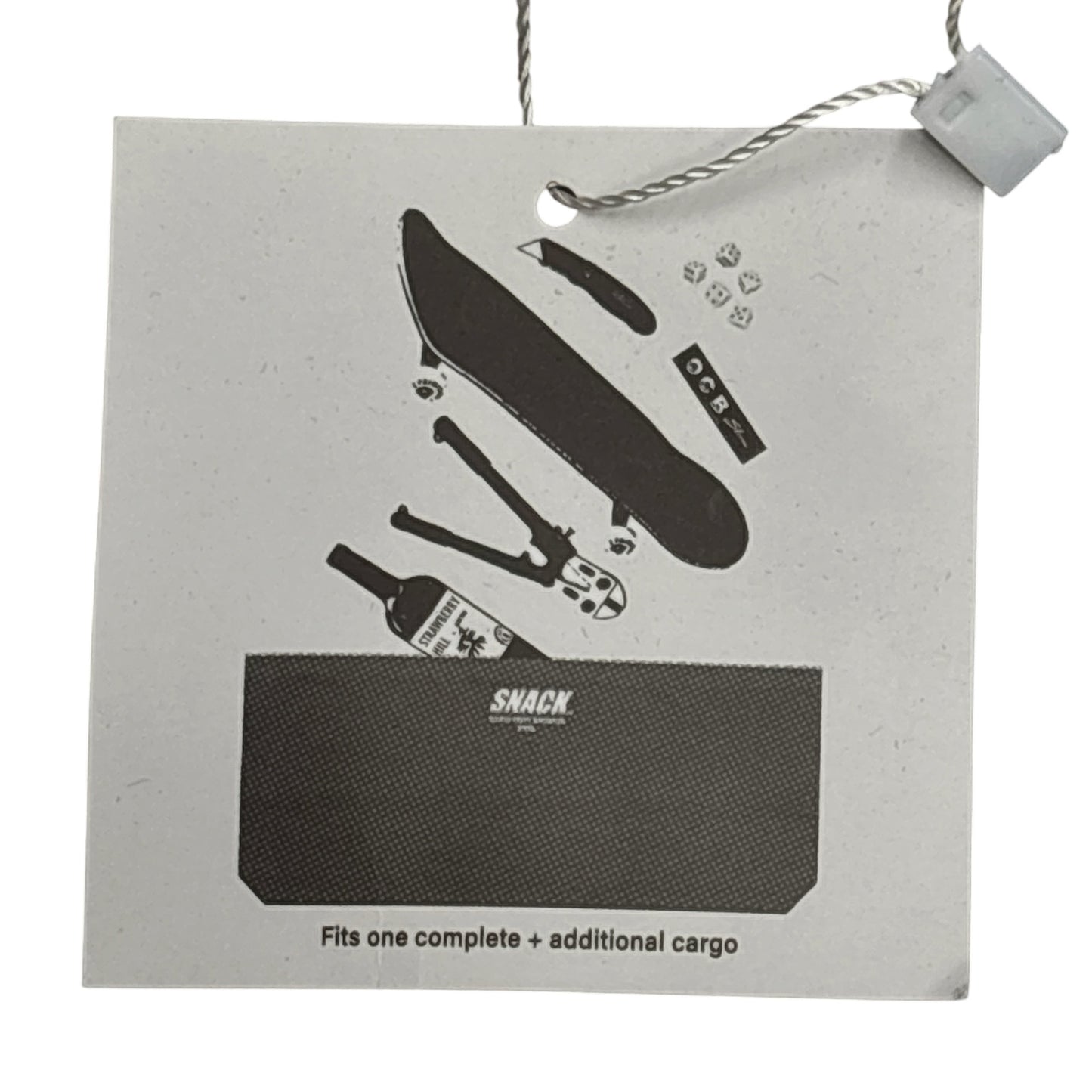 Snack XXXL Skate Tote Bag- Black