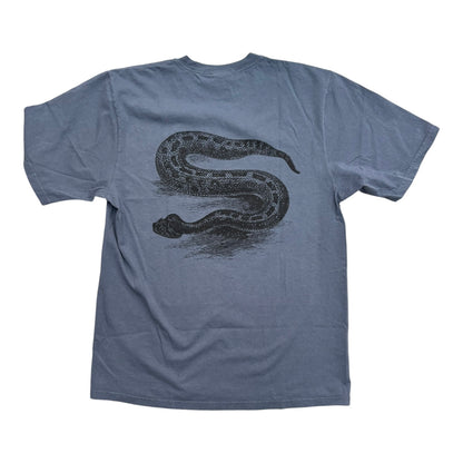 Stussy Serpent Pigment Dyed Tee- Navy