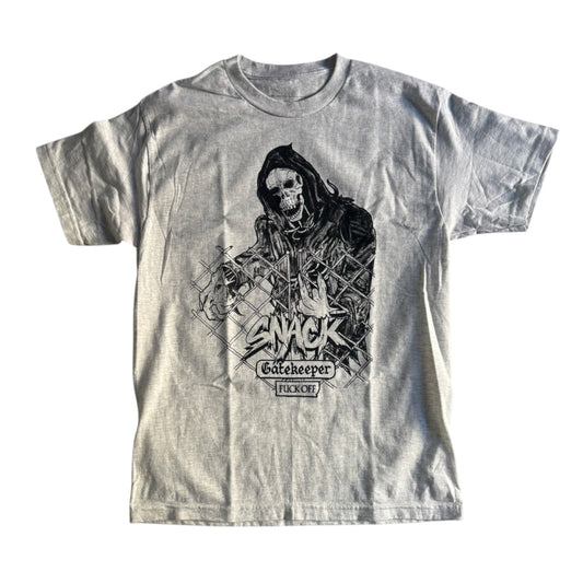 Snack Gatekeeper Tee- Ash