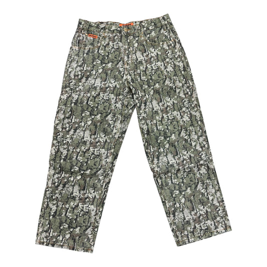 Butter Bark Camo Denim Jeans- Army