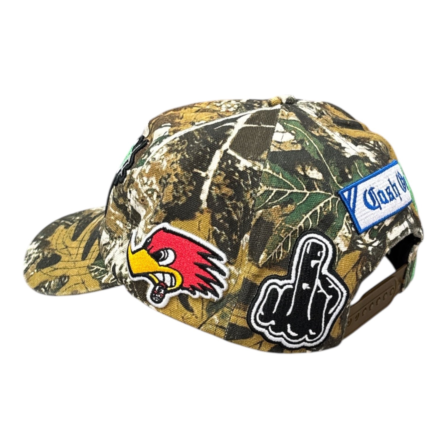 Cash Only Service 6 Panel Hat- Foilage Camo