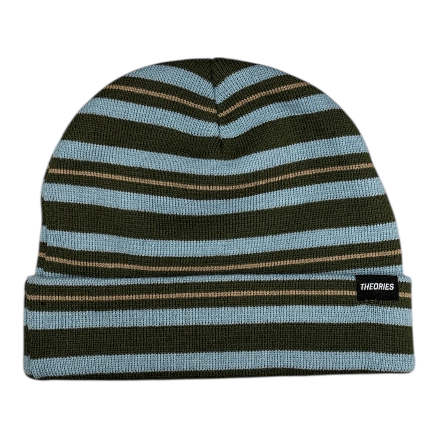 Theories New School Beanie- Evergreen/Sky Blue