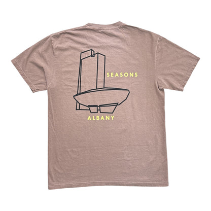 Seasons Corning Tower Tee- Espresso