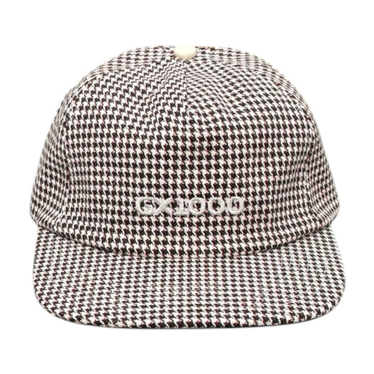 GX1000 Mini OG Logo Houndstooth Hat- White/Black