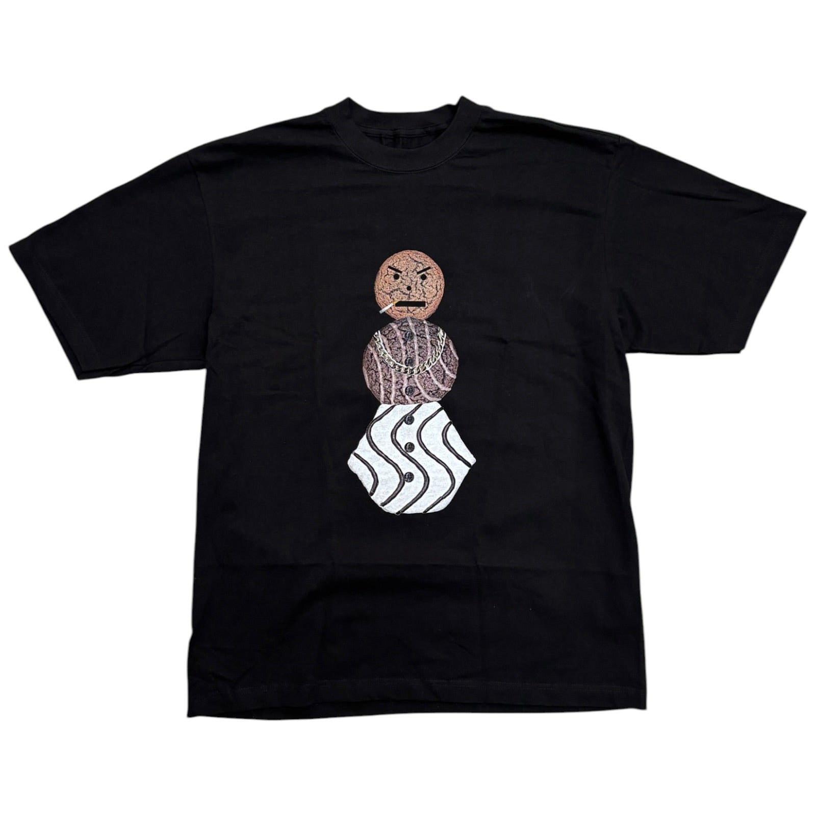 Quartersnacks Big Snackman Tee- Black