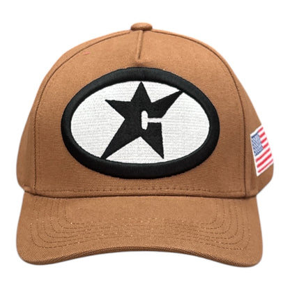Carpet C-Star Glow In The Dark Hat- Brown