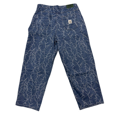 Butter Thorn Camo Wide Cut Denim Jeans-