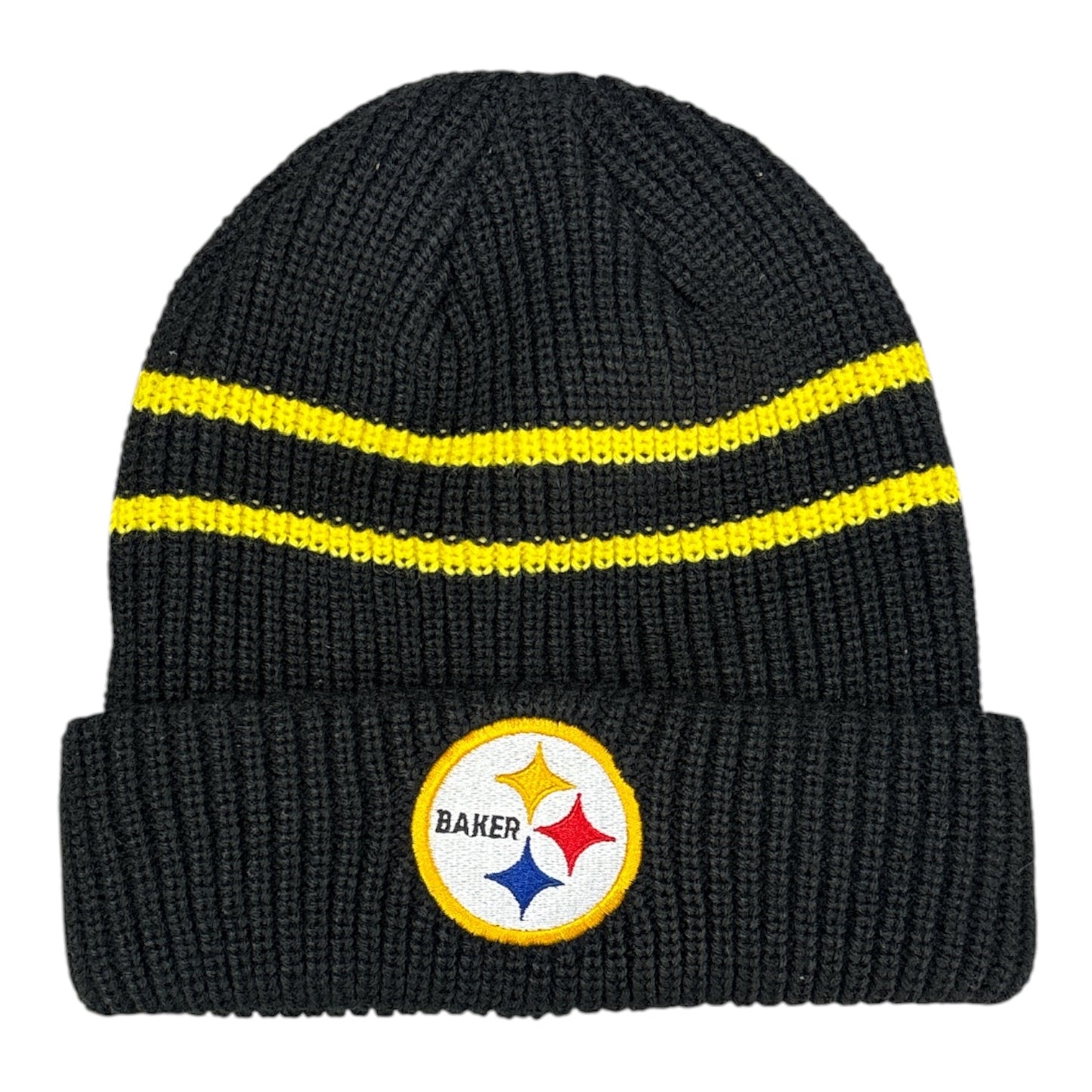 Baker Stealing Beanie- Black/Yellow