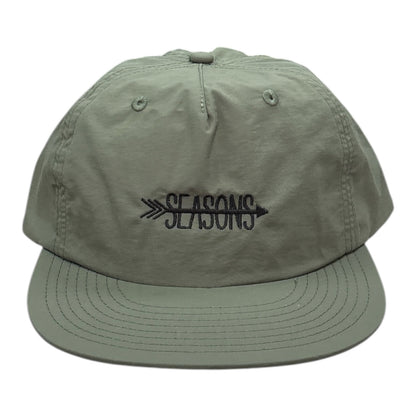 Seasons Arrow Logo Nylon Hat- Army