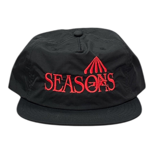 Seasons Racetrack Nylon Hat- Black