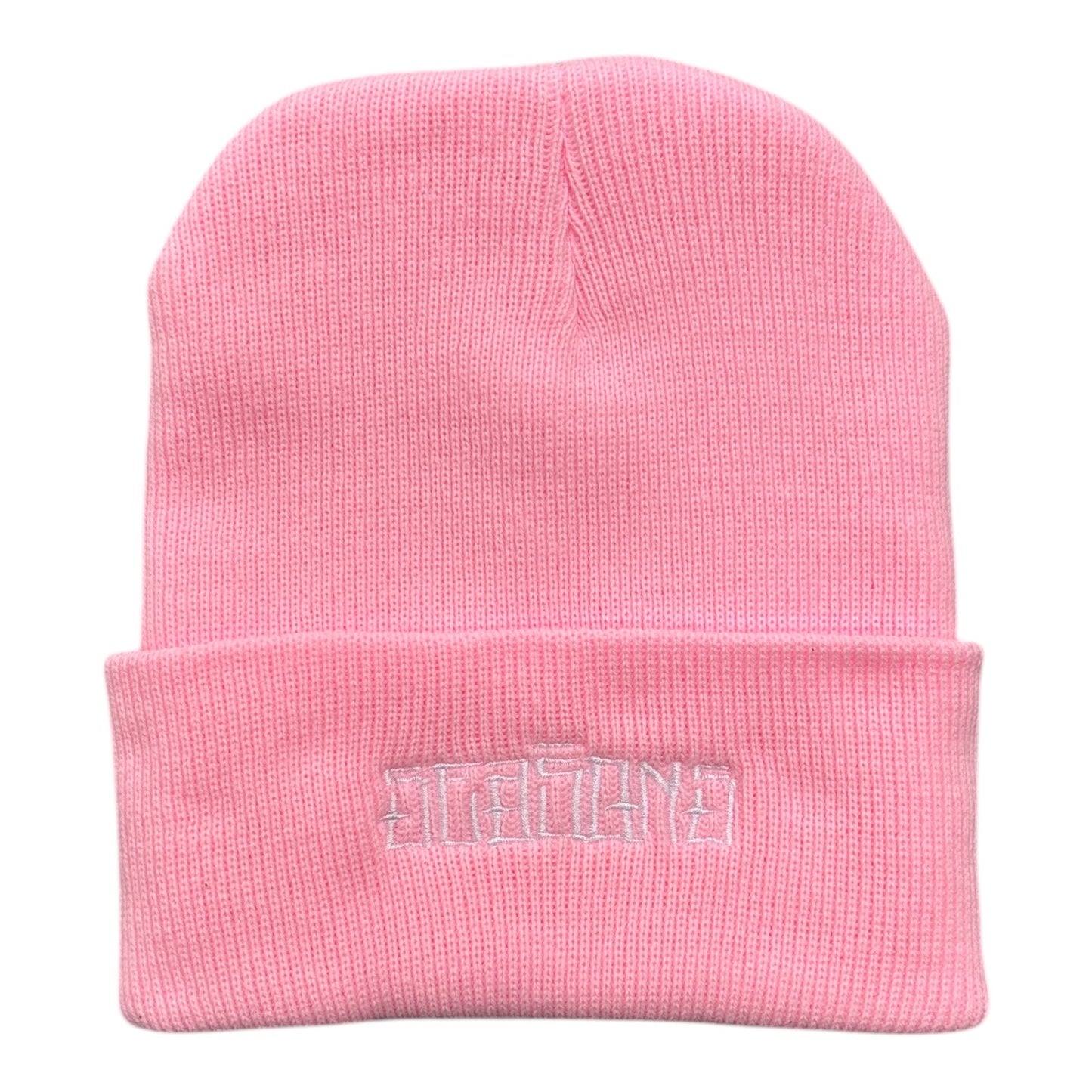 Seasons Stain Logo Beanie- Pink