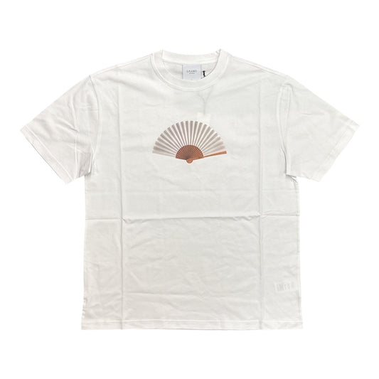 Grand Hand Fan Tee- White