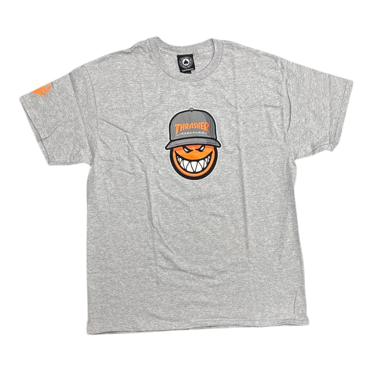 Thrasher x Spitfire SF Loc Tee- Sport Grey