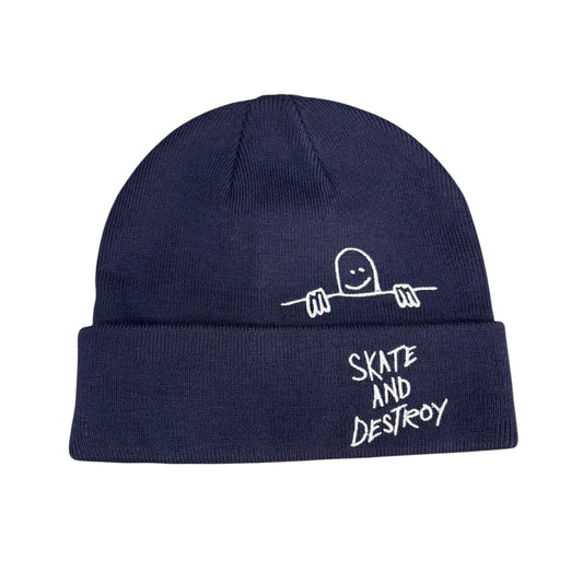 Thrasher Gonz Sad Fold Beanie- Navy