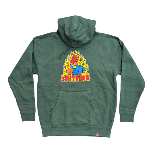 Spitfire Demonseed Pullover Hood- Alpine Green